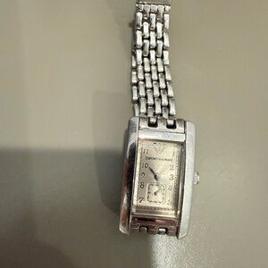 Emporio Armani Metallic Silver Timepiece